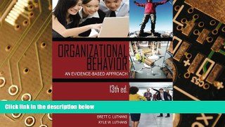Big Deals  Organizational Behavior: An Evidence-Based Approach, 13th Ed.  Best Seller Books Best