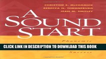 [PDF] A Sound Start: Phonemic Awareness Lessons for Reading Success Full Colection
