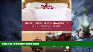 Must Have PDF  Human Resources Management in the Hospitality Industry  Best Seller Books Best Seller