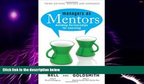 Big Deals  Managers As Mentors: Building Partnerships for Learning  Best Seller Books Most Wanted