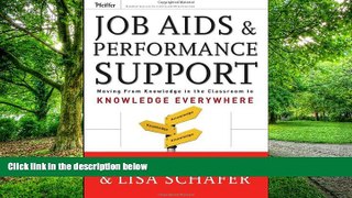 Big Deals  Job Aids and Performance Support: Moving From Knowledge in the Classroom to Knowledge