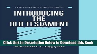 [Best] Introducing the Old Testament (Oxford Bible) Free Books
