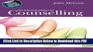[Read] An Introduction to Counselling, Fifth Edition Free Books