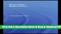 [PDF] East Asian Regionalism: 1st (First) Edition Popular New