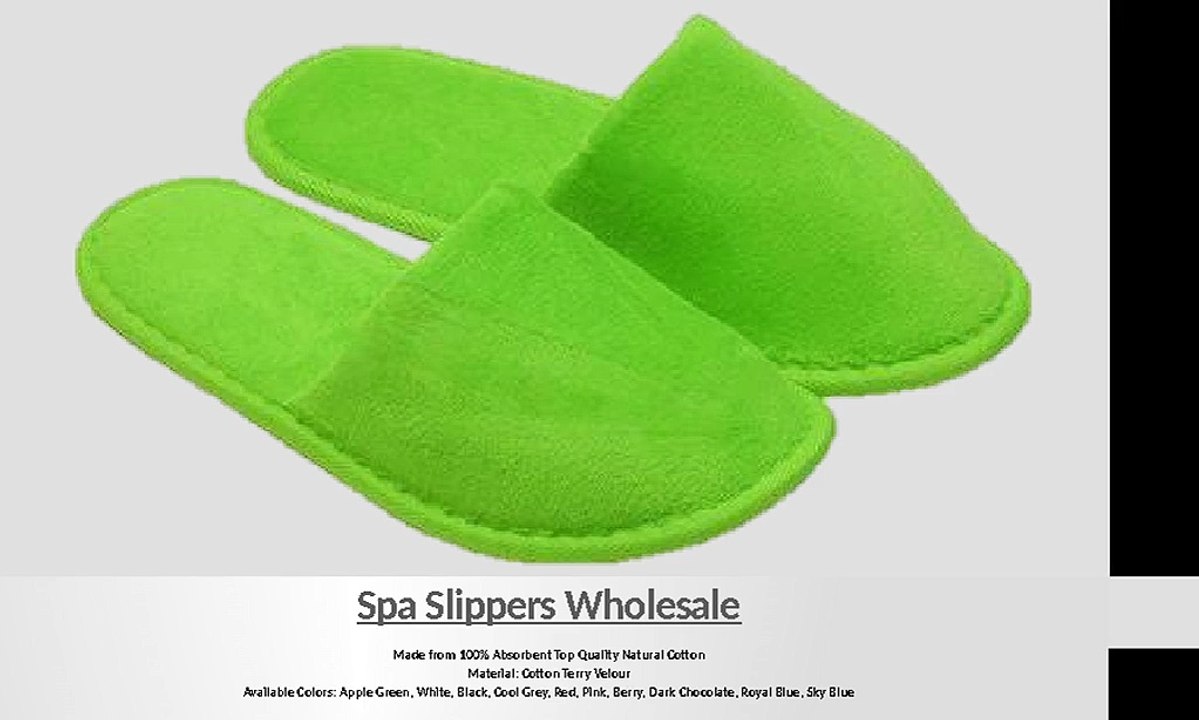 Spa slippers wholesale