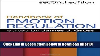 [PDF] Handbook of Emotion Regulation, Second Edition Ebook Free