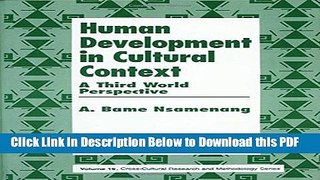 [Read] Human Development in Cultural Context: A Third World Perspective (Cross Cultural Research
