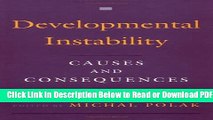 [Get] Developmental Instability: Causes and Consequences Popular Online