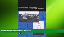 FAVORIT BOOK Fundamentals of Transportation and Traffic Operations READ EBOOK