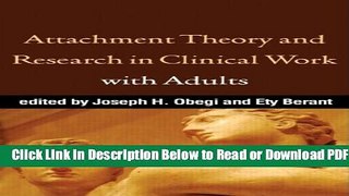 [Get] Attachment Theory and Research in Clinical Work with Adults Popular Online