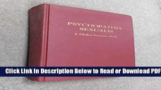 [Get] Psychopathia Sexualis Free Online