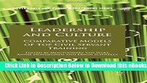 [Download] Leadership and Culture: Comparative Models of Top Civil Servant Training (Governance