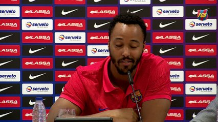 FCB Handbol: presentació Timothey N’Guessan [CAT]