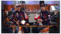 La cara más divertida de Marc Márquez y Dani Pedrosa