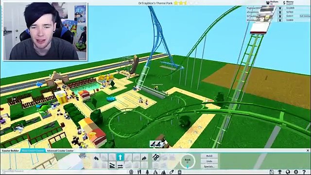 BUILDING STUPID ROLLERCOASTERS! _ Roblox Theme Park