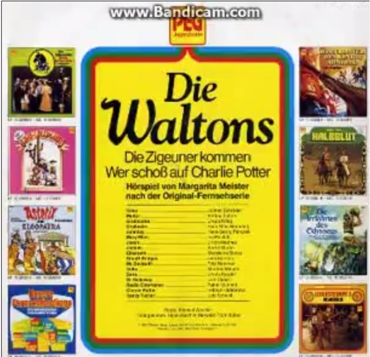 Die Waltons - Wer schoss auf Charlie Potter ( PEG ) LP  1975 - Alte Hörspiele by Thomas Krohn ♥ ♥ ♥