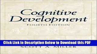 [Read] Cognitive Development (4th Edition) Ebook Free