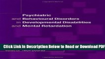 [Get] Psychiatric and Behavioural Disorders in Developmental Disabilities and Mental Retardation