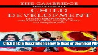 [Get] The Cambridge Encyclopedia of Child Development Popular New