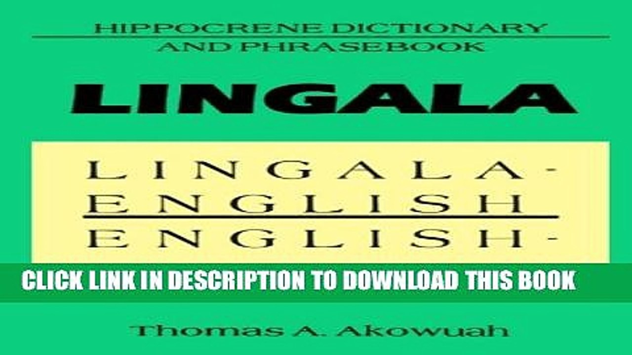 [PDF] Lingala English Dic Phrasebook Popular Colection video Dailymotion