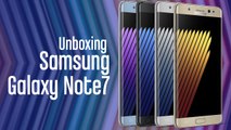 Samsung Galaxy Note 7: Unboxing y primeras impresiones