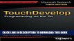 [PDF] TouchDevelop: Programming on the Go (Expert s Voice in Web Development) Full Collection