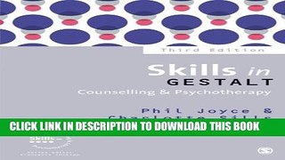 Collection Book Skills in Gestalt Counselling   Psychotherapy (Skills in Counselling