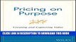 New Book Pricing on Purpose: Creating and Capturing Value