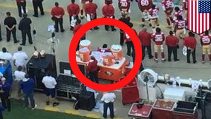 49ers QB Kaepernick refuses to stand for national anthem, fans are furious
