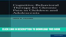 Collection Book Cognitive-Behavioral Therapy for Chronic Pain in Children and Adolescents