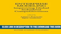 New Book Enterprise Modeling: Improving Global Industrial Competitiveness
