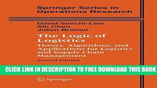 New Book The Logic of Logistics: Theory, Algorithms, and Applications for Logistics and Supply