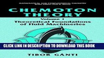 New Book Chemoton Theory: Theory of Living Systems (Mathematical and Computational Chemistry)