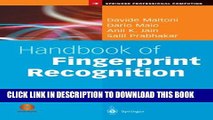 Collection Book Handbook of Fingerprint Recognition (Springer Professional Computing)