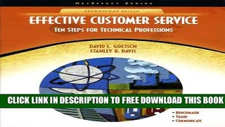 New Book Effective Customer Service: Ten Steps for Technical Professions (NetEffect)