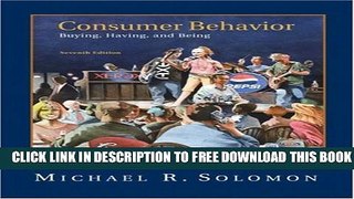 New Book Consumer Behavior (7th Edition)