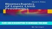 New Book Biomechanics of Lower Limb Prosthetics