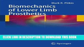 New Book Biomechanics of Lower Limb Prosthetics