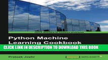 [PDF] Python Machine Learning Cookbook Full Online