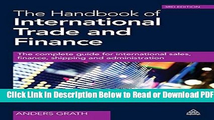 [Get] The Handbook of International Trade and Finance: The Complete Guide for International Sales,