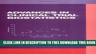 Collection Book Advances In Clinical Trial Biostatistics