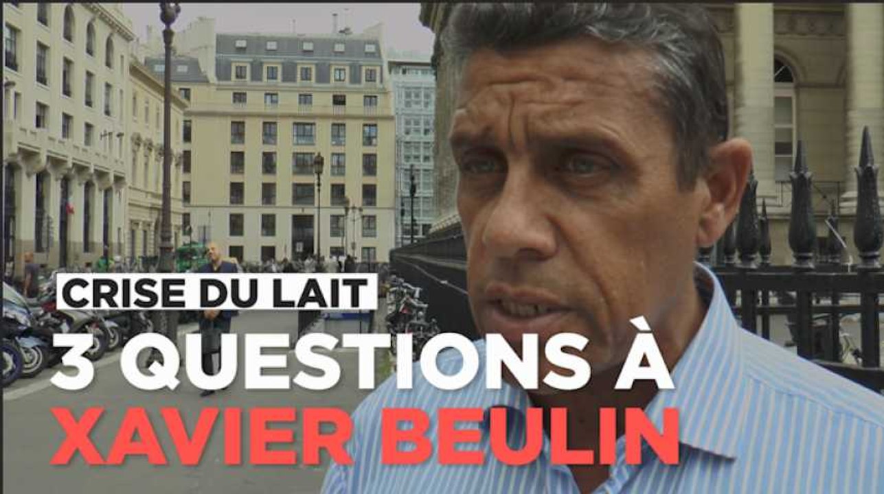 "Lactalis ne peut pas se contenter d'une fausse négociation" lance Xavier Beulin, président de la FNSEA