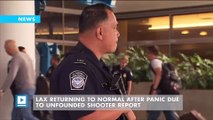 LAX returning to normal after panic due to unfounded shooter report