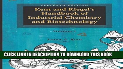 Collection Book Kent and Riegel s Handbook of Industrial Chemistry and Biotechnology (2 Vol Set)