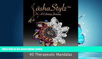 Enjoyed Read 40 Therapeutic Mandalas: Adult Coloring Book (Coloring a Mindful Journey) (Volume 1)