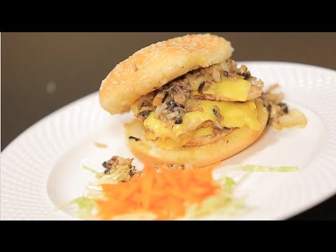 سندوتش دجاج بالمشروم وخل العنب | شريف الحطيبي