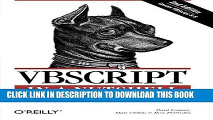 [PDF] VBScript in a Nutshell, 2nd Edition Full Online