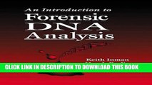 Collection Book An Introduction to Forensic DNA Analysis, First Edition