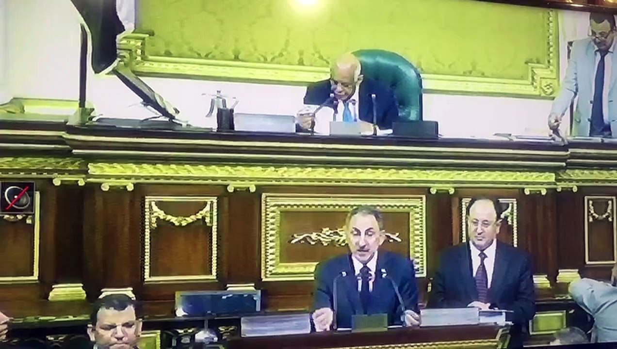 البرلمان يعرض جزء من كلمة للرئيس السيسى عن محار...