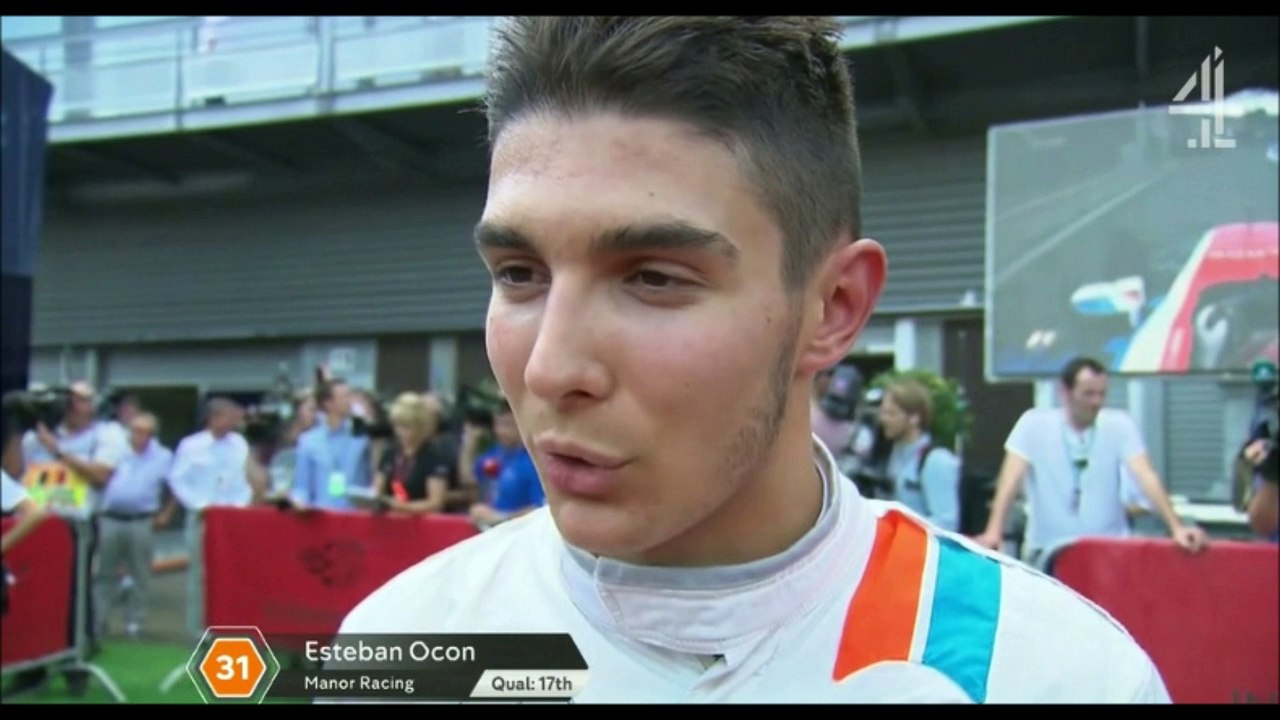 C4F1: Esteban Ocon post qualifying interview (2016 Belgian Grand Prix)